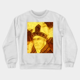 St. Augustine Golden Portrait | St. Augustine Artwork 10 Crewneck Sweatshirt